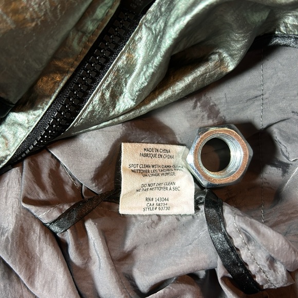 Bagatelle Lightweight Metallic Jacket with Hood & Elastic Waist - Picture 9 of 9